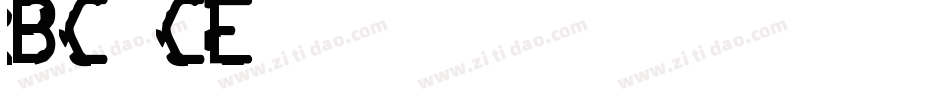 BC CE字体转换